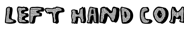 Left Hand Comic font preview